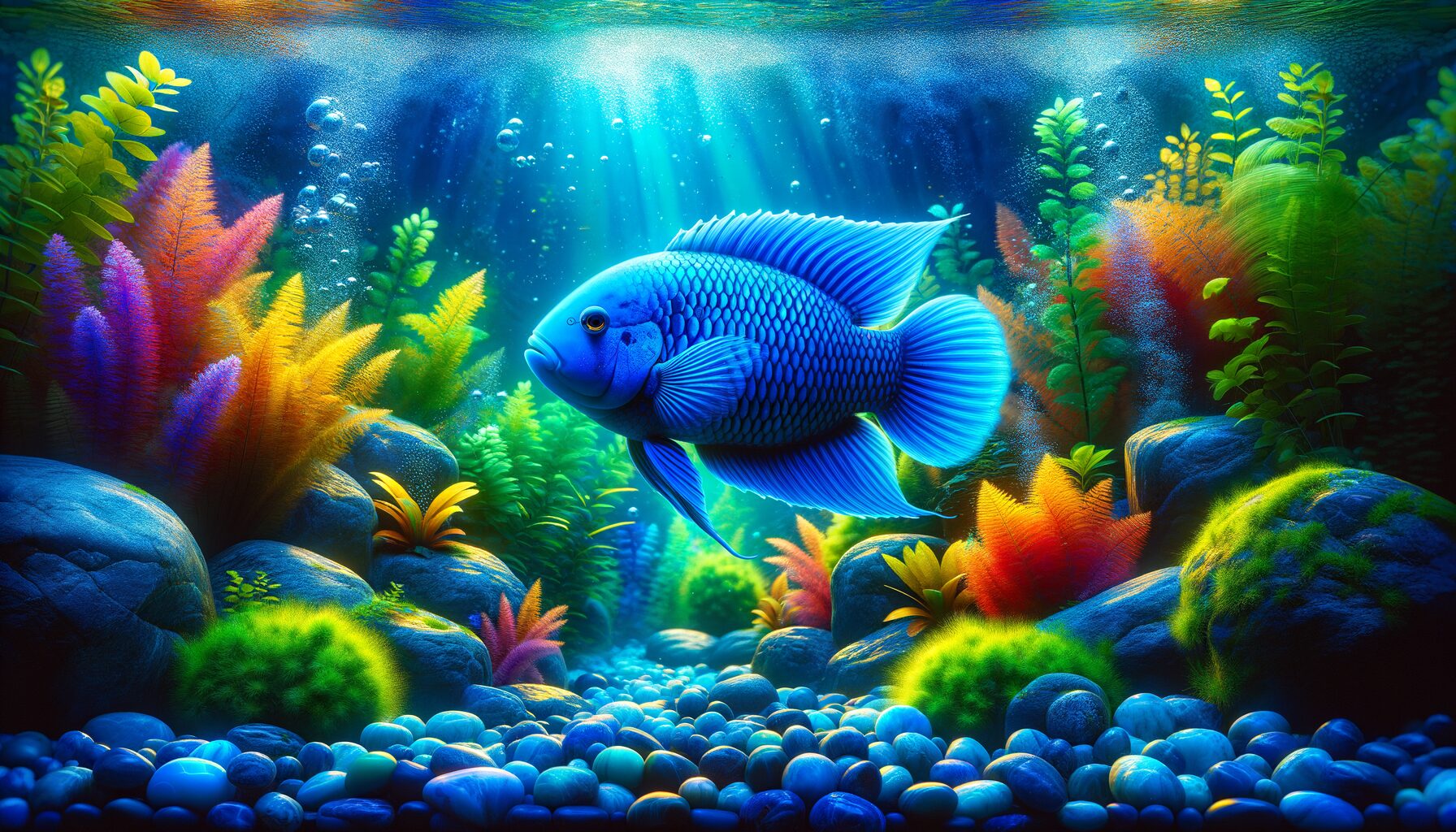 Electric Blue Acara guide: Habitat, History and Care - CoralRealm